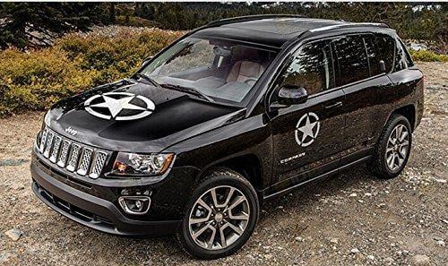 Jeep Military Star Wrangler American Flag decal army decal sticker set of two