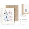 thumbnail image 3 of Haus and Hues Botanical Prints - Set of 4 Flower Poster Flower Pictures Wall Decor, Floral Prints Wall Flower Pictures, Flowers Posters Flower Prints Floral Botanical Prints (16x20, Framed Beige), 3 of 6