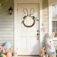 thumbnail image 4 of Ohufall Easter Bunny Floral Eggs Wicker Wreath Artificial Spring Greenery Decor For Table Centers And Outdoor Easter Door Decorations, 4 of 6