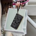 thumbnail image 3 of Womens Wallet Bifold Ladies Cluth Bag Wristlet Wrist Strap Long Purse Abstract Stone Design, 3 of 6