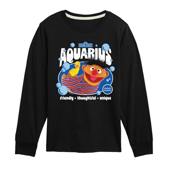 Sesame Street - Ernie Aquarius - Toddler and Youth Long Sleeve T-Shirt