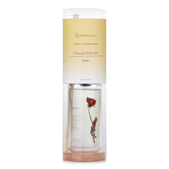 Reed Diffuser Botanica Plante con aroma a rosas, 145 ml