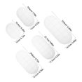 thumbnail image 6 of HONMEET 5-Piece White Oval Silicone Mold Set for Jewelry Dishes, Resin Art, Craft Making, Platter Display and Projects, 6 of 8