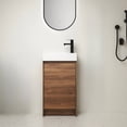 Tcbosik 18" Small Bathroom Vanity with Sink Combo, Freestanding Vanity, Modern Bathroom Sink ...