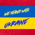 thumbnail image 3 of CafePress - We Stand With Ukraine T Shirt - Womens Football Shirt, 3 of 4