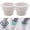 White, variant on JJYY 1PC/2Pcs Sewer Seal Ring - Kitchen Pipe Deodorant Sealing Plug, Floor Drain Seal for Washing Machine Drain Pipe, Anti-Odor and Leak-Proof