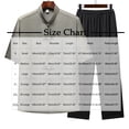 thumbnail image 3 of Jessboyy Mens 2 Piece Outfits Sets Casual Frog Button Stand Collar Shirts and Pants Sets Trendy Tai Chi Outfit Tang Suit for Men Going Out Clothing Set Rose Gold,XL, 3 of 3