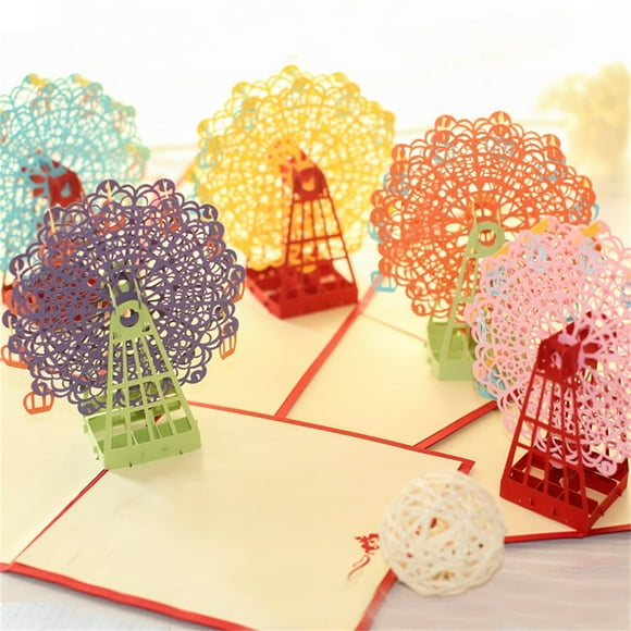 Isvgxsz 2025 New Clearance Household Layout Stereoscopic Greeting Card Art Toy Decoration for Birthday Gift Girls Boys Couple Festival