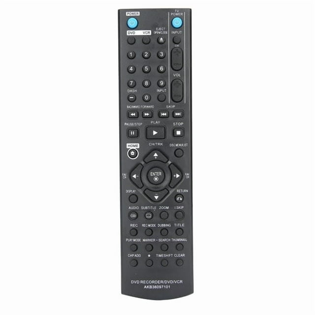 Télécommande de Remplacement pour Lecteur DVD/VCR/DVDR LG RC286H/RC297H/RC397H