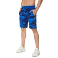 thumbnail image 5 of Tyhengta Mens Shorts Casual Sports Drawstring Zipper Pockets Elastic Waist CamoBlue 36, 5 of 8