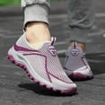 thumbnail image 3 of NECHOLOGY Womens Casual Shoes Size 8 1/2 Ladies Breathable Casual Lightweight Sports Women Dress Shoe with Arch Support Grey 8.5, 3 of 4