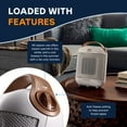 thumbnail image 3 of DeLonghi Capsule Ceramic Heater - White, 3 of 5
