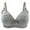 Gray, variant on Aofany Women's Plus Size Wireless Bra Full Cup Lift Bras for Women No Underwire Push Up Shaping Wire Free Everyday Bra