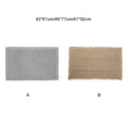 thumbnail image 4 of Monstrate Borla de goma antideslizante súper absorbente y duradera de la estera de baño de la galleta de la borla única de la fibra Juegos de accesorios de baño marrón 4 6*77cm, 4 of 6