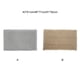 thumbnail image 2 of Matsuzay Cuarto de baño con alfombra tipo gofre, súper absorción de agua, fácil de limpiar, fácil de limpiar y mantener Juegos de accesorios de baño gris 4 6*77cm, 2 of 6