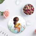 thumbnail image 4 of FMSHPON Mermaid Set of 8 Round Coaster for Drinks, Absorbent Ceramic Stone Coasters Cup Mat with Cork Base for Home Kitchen Room Coffee Table Bar Decor, 4 of 6
