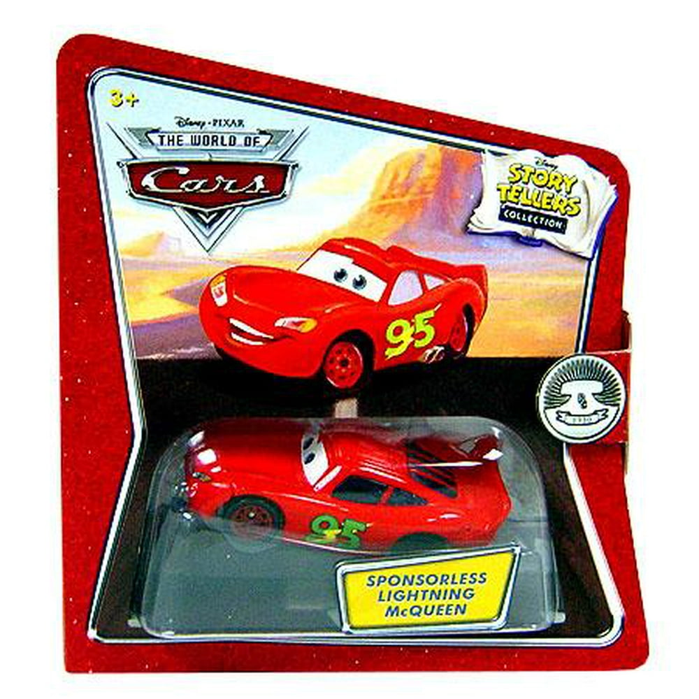 Disney Cars Story Tellers Sponsorless Lightning McQueen Diecast Car