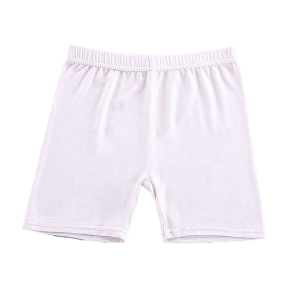 Grblisyd Girls Shorts Solid Color Biker Shorts Soft Stretchy Cartwheel Undershorts for Under Dresses and Dance