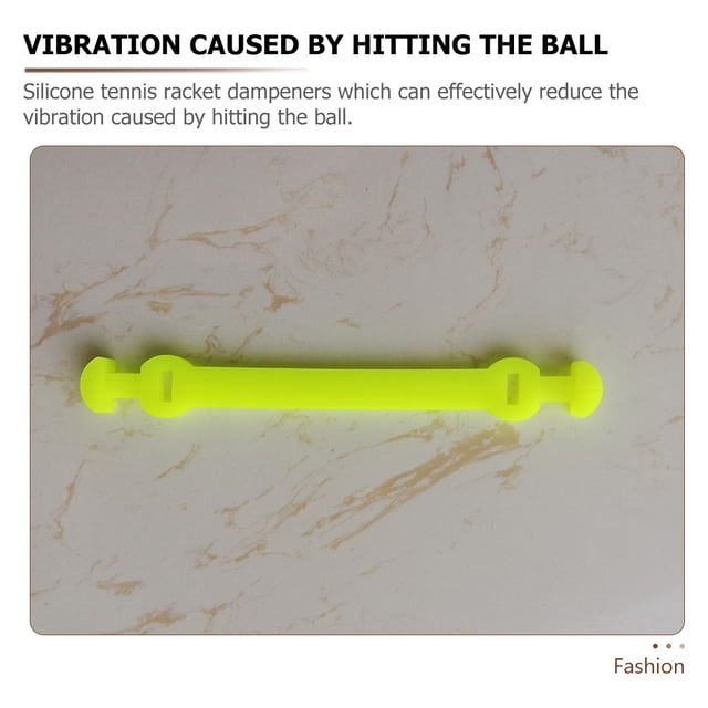 BRIGHTFUFU 5Pcs Durable Silicone Tennis Racket Vibration Dampener Easy Installation Tennis Accessory