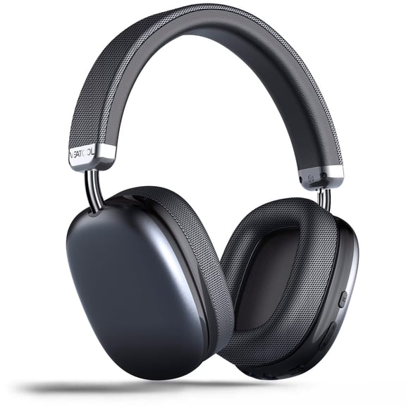 Bluetooth Headphones Over Ear, 65Hrs Playtime Wireless Headphones,Bass Boosted by 90%,Lightweight Headset with Deep Bass, Clear Call with 4 Noise Cancelling Mics,Low Latency for Travel Work Cellphone