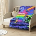 thumbnail image 2 of JEUXUS Cartoon Game Blanket,Anime Soft Flannel Blanket Air Conditioner Blanket Sofa Blanket Anti-Pilling Throw Blanket, 2 of 6