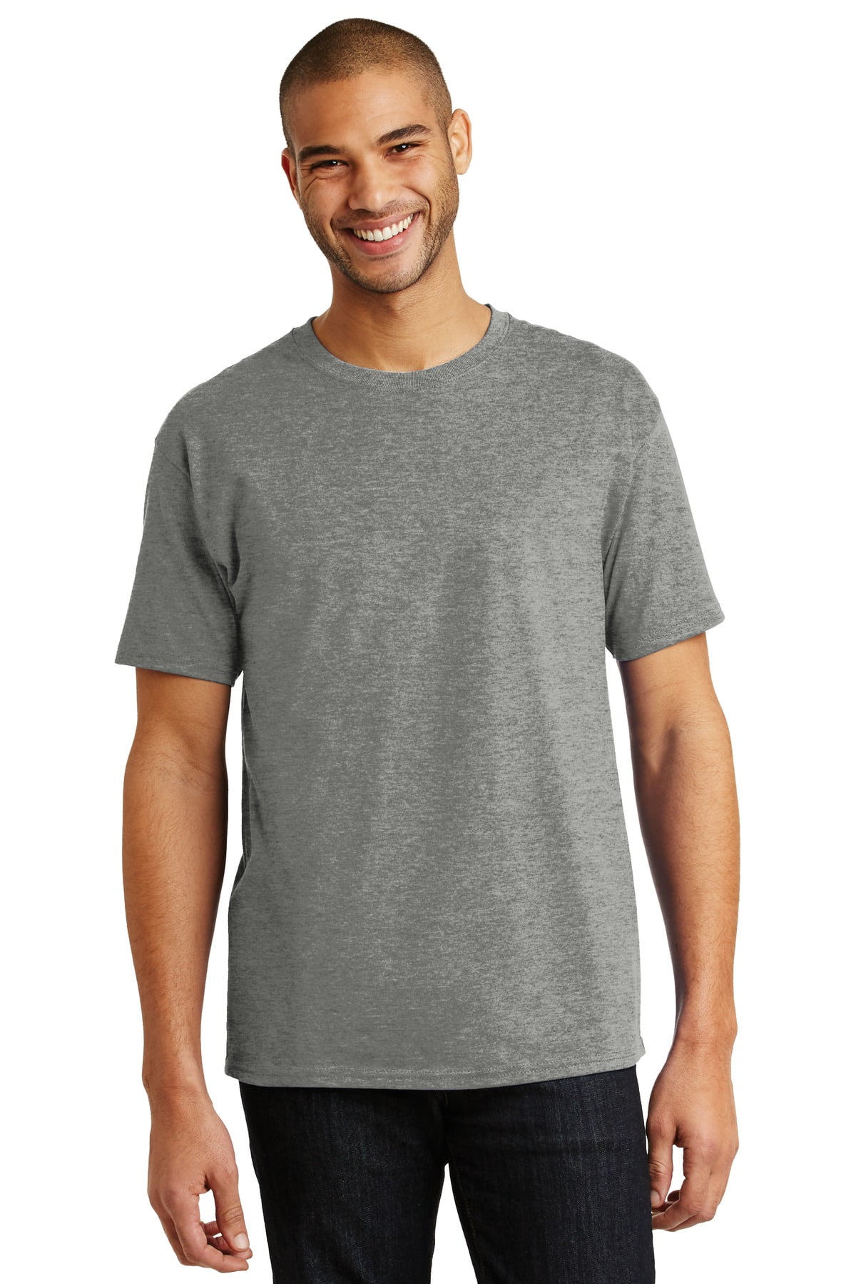 Hanes Men's 100 Percent Cotton Tagless T-Shirt. 5250 - Walmart.com