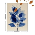 thumbnail image 3 of Blue Leaf Skeleton Cyanotype Canvas Print, Suitable for Living Room, Bedroom, Office, Hallway, Bathroom, 3 of 8