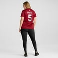 thumbnail image 7 of Women's Nike Matt Prater  Cardinal Arizona Cardinals Team Game Jersey, 7 of 7