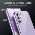 thumbnail image 4 of JETech Case for Samsung Galaxy S22 5G 6.1-Inch, Non-Yellowing Shockproof Bumper Protective Phone Cover, Anti-Scratch Hard PC Back (Purple), 4 of 6