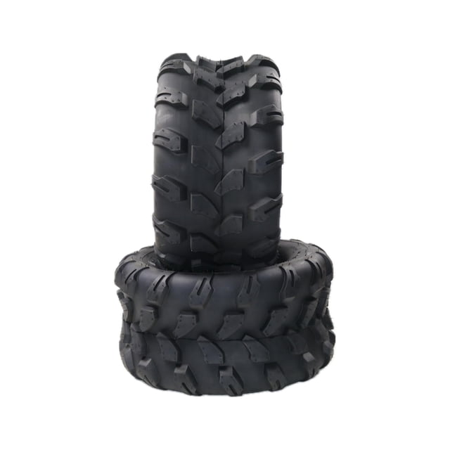 ATV Tires 19x7-8 - 4-Ply Heavy Duty Tubeless, 2-Pack Black, for UTV/Lawnmower | Trail/Mud/Sand & Mini Bike Use (Fits 8-Inch Rims)