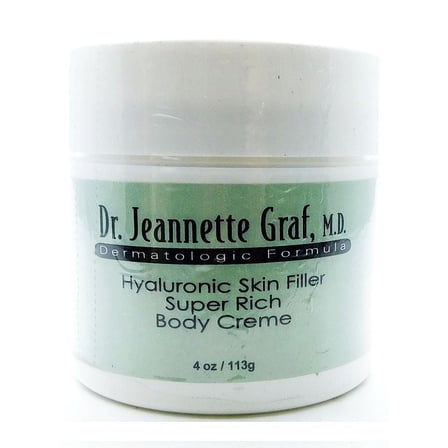 Dr. Jeannette Graf Hyaluronic Skin Filler Super Rich Body Creme 4 Oz.