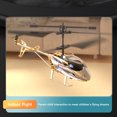 thumbnail image 4 of Yajisi Remote Control Aircraft Toy 3.5 Channel Drop Resistance Alloy USB Rechargeable RC Helicopter with Light Effect Silver (8.27 inches / 21 cm), 4 of 6