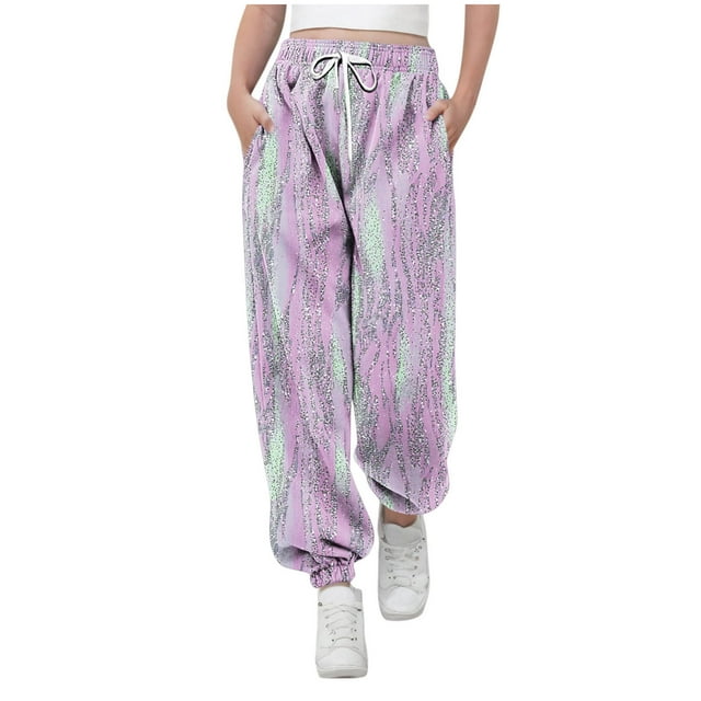 Pants for Boys Lantern Full Length Pockets Sports Outside Solid