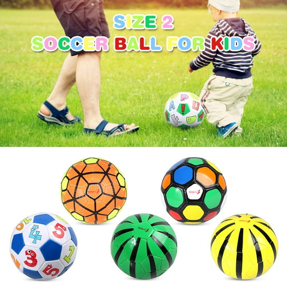 Soccer Ball,Size 2 Soccer Ball 2 Kids Soccer Ball Inflatable Soccer Ball With Children Hxber