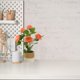 thumbnail image 4 of Flor artificial de cinco cabezas, pequeña planta de bonsái de rosa de té, flor artificial creativa, decoración del hogar, 4 of 6