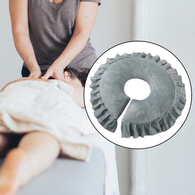 Cojín de Cuello Lavable Reutilizable Confort para SPA Gris Yinane Cojín para el cuello
