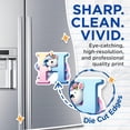 thumbnail image 2 of (2 Pack) Letter H Unicorn Magnets - Alphabet Refrigerator Magnets - Kids Initial Magnets - 5" On Longest Side - Premium Magnet - for Cars, Refrigerators, Toolboxes, Lockers - Made in USA - MAG15039, 2 of 7