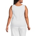 thumbnail image 2 of Lands' End Women's Plus Size Cotton Tank Top, 2 of 5