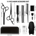 thumbnail image 6 of VIISHARE Professional Hair Cutting Scissors Kit, 11 PCS Hair Shears Set for Men Women Barber, 6 of 8