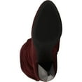 thumbnail image 3 of INC International Concepts INC Women's Maroon Suede Gerii Dress Boots, 3 of 5