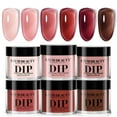 thumbnail image 1 of Set de polvos para uñas AZUREBEAUTY, 6 unidades, coloretes en gelatina, 1 of 9