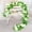 White, variant on LKZQHMC 1 Pcs 7.5FT Pink Flower Garland Fake Vines Faux Artificial Floral Garland for Wedding Decortions Hanging Rose Ivy for Arch Garden Ceremony Background Outdoor Wall Decor
