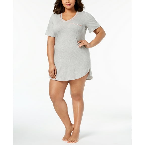 Cosabella Womens Plus Size Striped-trim Sleepshirt Size 2X