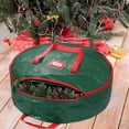 thumbnail image 4 of Boreal Craft Collapsible Storage Boxes with Zipper Christmas Wreath Storage Bag Wreath Storage Container Christmas Wreath Storage Bag Holiday Bag, 4 of 7