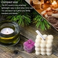 thumbnail image 4 of Molde para moldear velas de silicona resistente al calor DIY, molde de cera antiadherente para dulces, molde para hornear para fiestas navideñas para niños, Mini bandeja para tartas tipo 3 Guardurnaity HA009102-03, 4 of 6