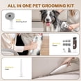thumbnail image 4 of Aspiradora de peluquería canina Ozumek con cortaúñas para mascotas, 4 of 8