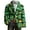 02-Green, variant on Men's St. Patrick's Day Corduroy Blazer Long Sleeve Printed Suit Jackets Sports Coats Double Button Casual Jacket with Pocket 08-Green XXL