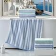 thumbnail image 1 of Juego de toallas de baño de algodón 70x140cm de grosor Toallas de baño absorbentes suaves azul menta verde 1 pieza Lavado de cara para el hogar Toallas de regalo Lavables a máquina Secado rápido 400g, 1 of 5