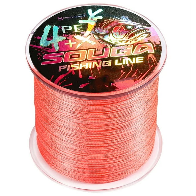 100M 300M 5 Colors Strong PE Fishing Line 4 Strands Braided Fishing Line Multifilament Durable Fishing Line Pesca Orange 300m 0.37mm 56LB