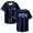Navy, variant on Freya Skye Merch Baseball Jersey Shirt V-Neck Women Men Short Sleeve Streetwear Clothes